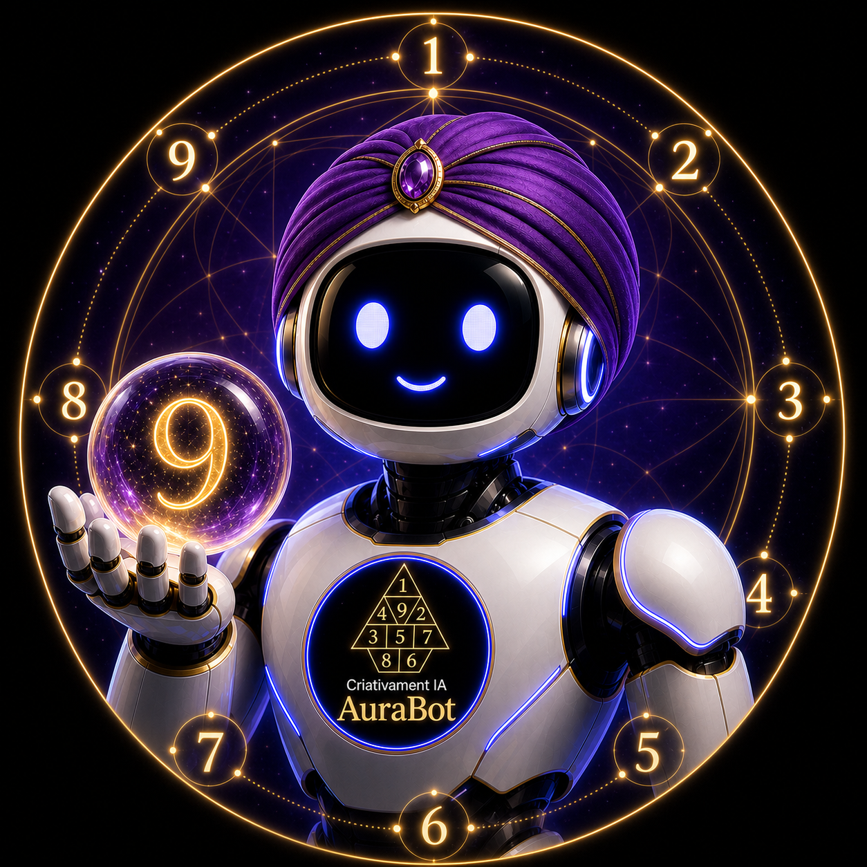 Robô numerólogo do AuraBot